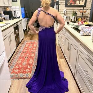 Riva Designs Vibrant Purple Dress